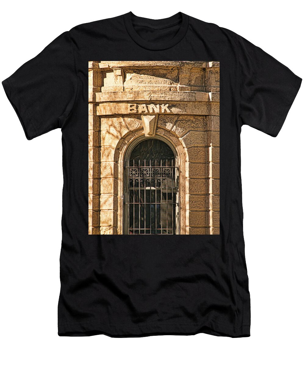 Bank T-Shirt featuring the photograph Bank - Madison - Wisconsin by Steven Ralser