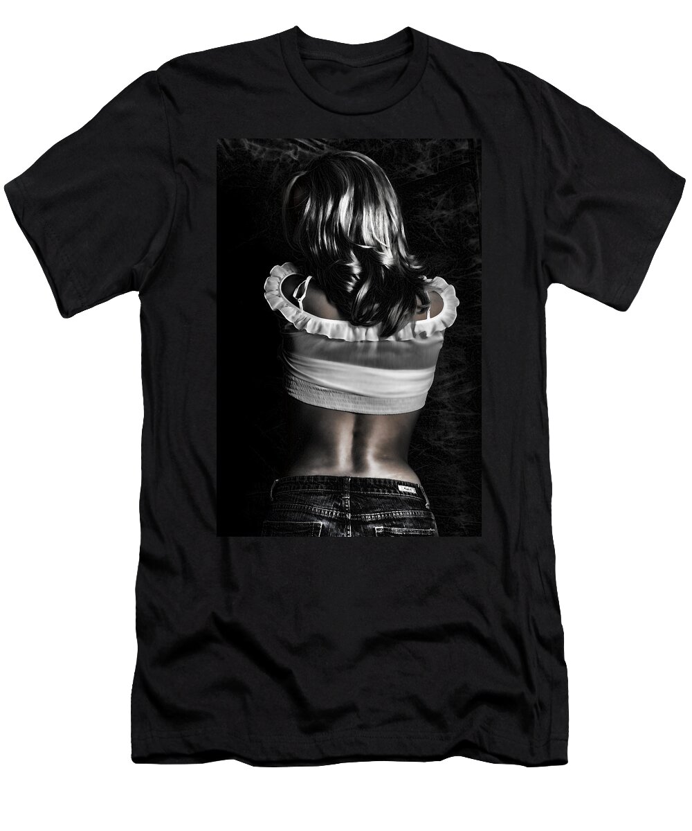 Back T-Shirt featuring the photograph Beautiful Back by Monte Arnold