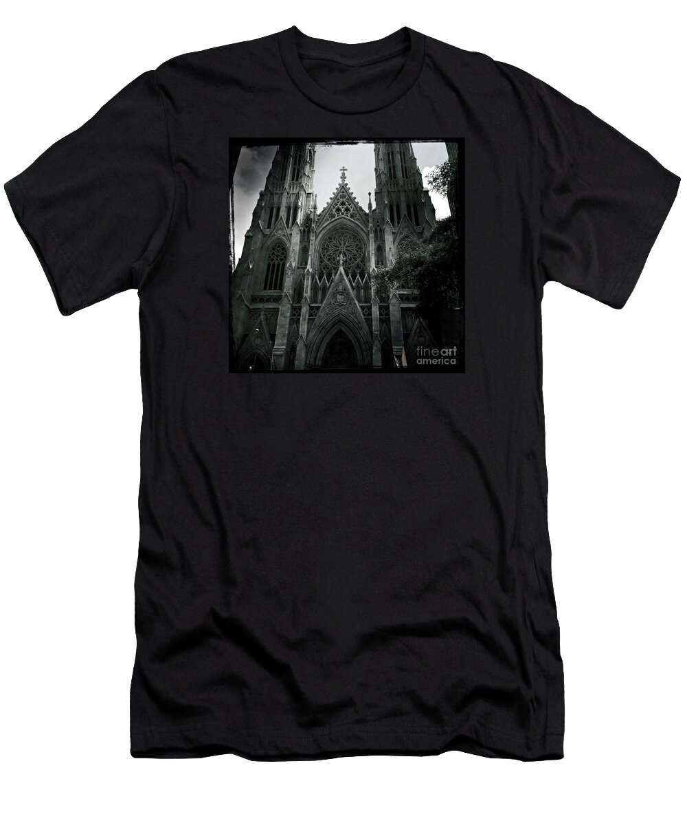 St Patricks Cathedral T-Shirt featuring the photograph Beautiful St Patricks Cathedral by Miriam Danar