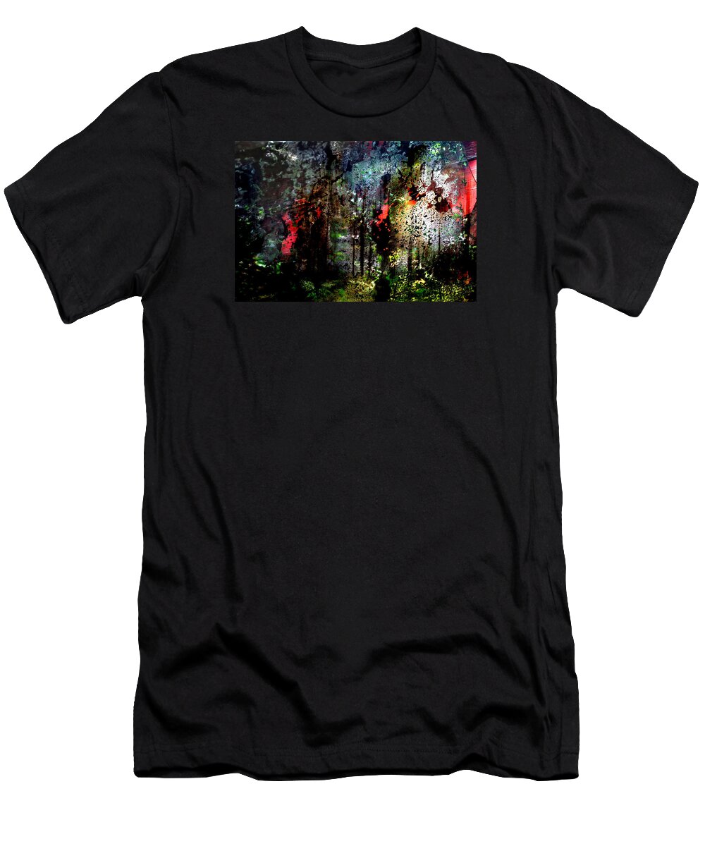 Abstract T-Shirt featuring the photograph Beauty in Decay by Randi Grace Nilsberg