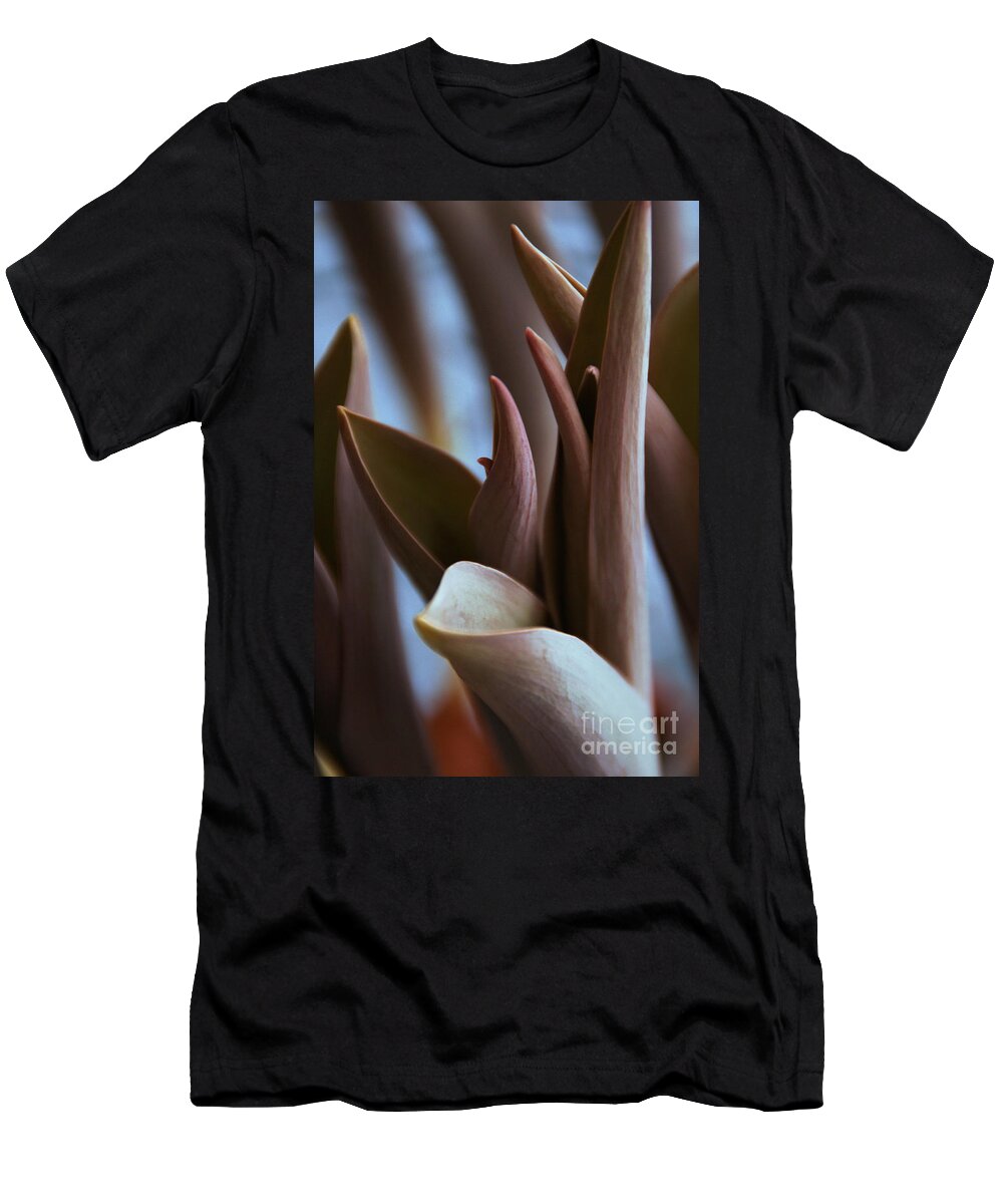Tulip T-Shirt featuring the photograph Before The Bloom by Linda Shafer
