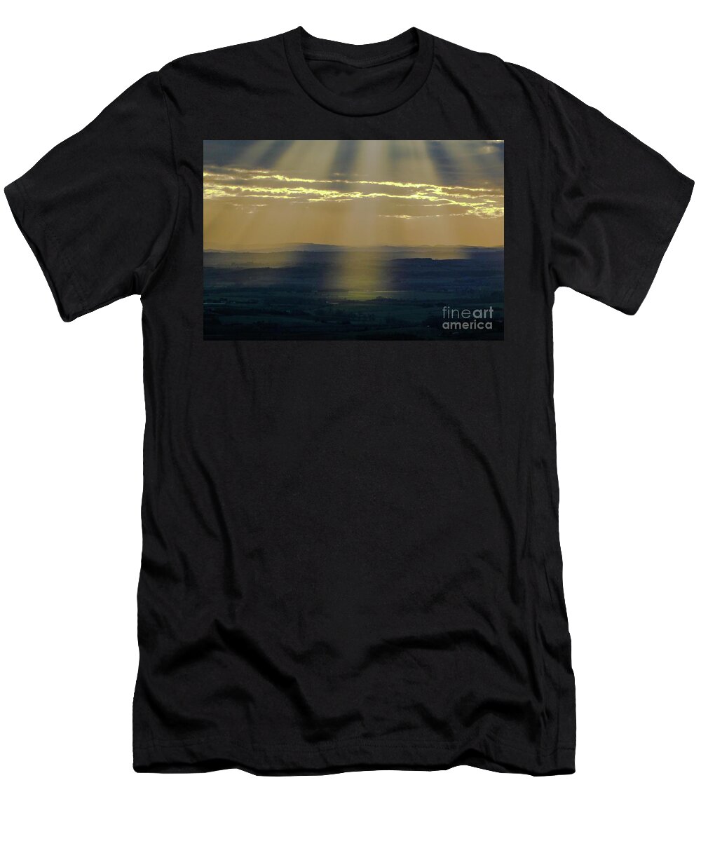 Abstract T-Shirt featuring the photograph Before The Storm 2 by Jean Bernard Roussilhe