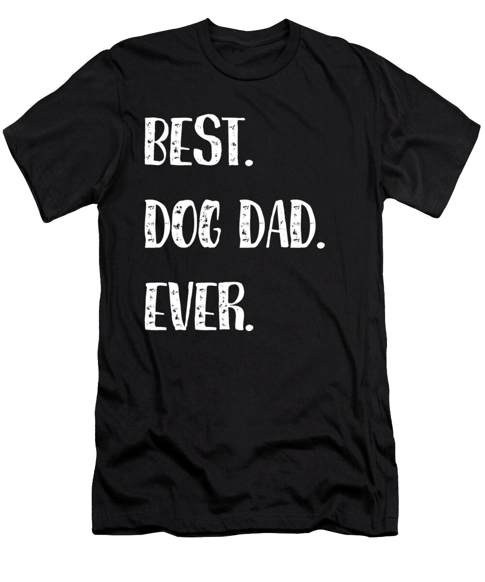 Beagle T-Shirt featuring the digital art Bestdogdad ever 2 by Lin Watchorn