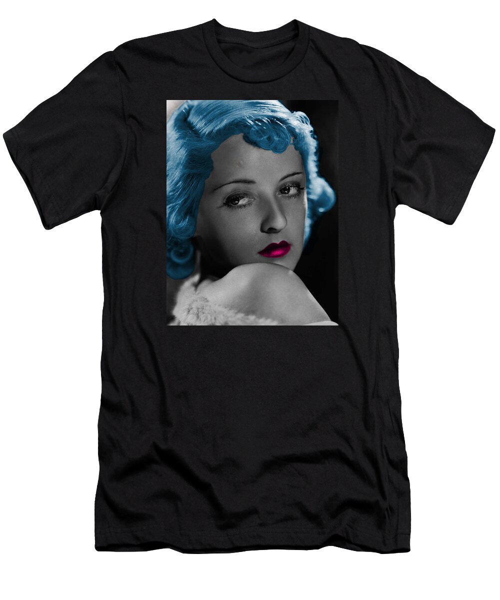 Bette Davis T-Shirt featuring the photograph Bette Davis by Emme Pons