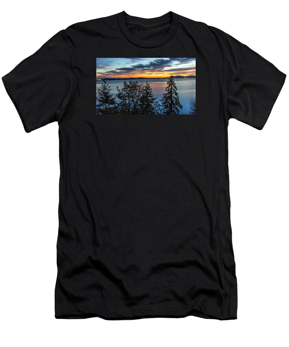  T-Shirt featuring the photograph Bham Sunset by Dylan Thomas