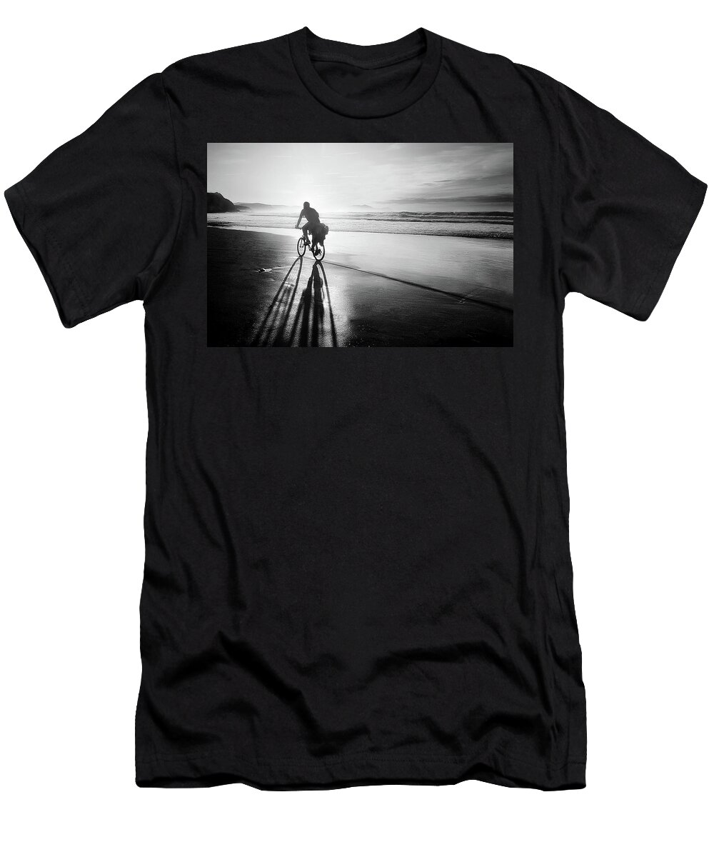 Person T-Shirt featuring the photograph Bicycles Are for the Summer by Mikel Martinez de Osaba