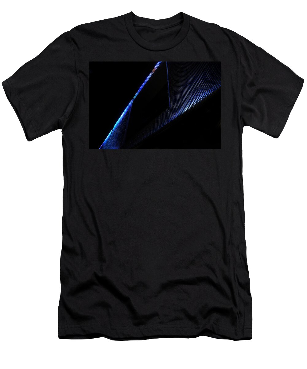 Fine Art Photography T-Shirt featuring the photograph Black and Blue by David Lee Thompson