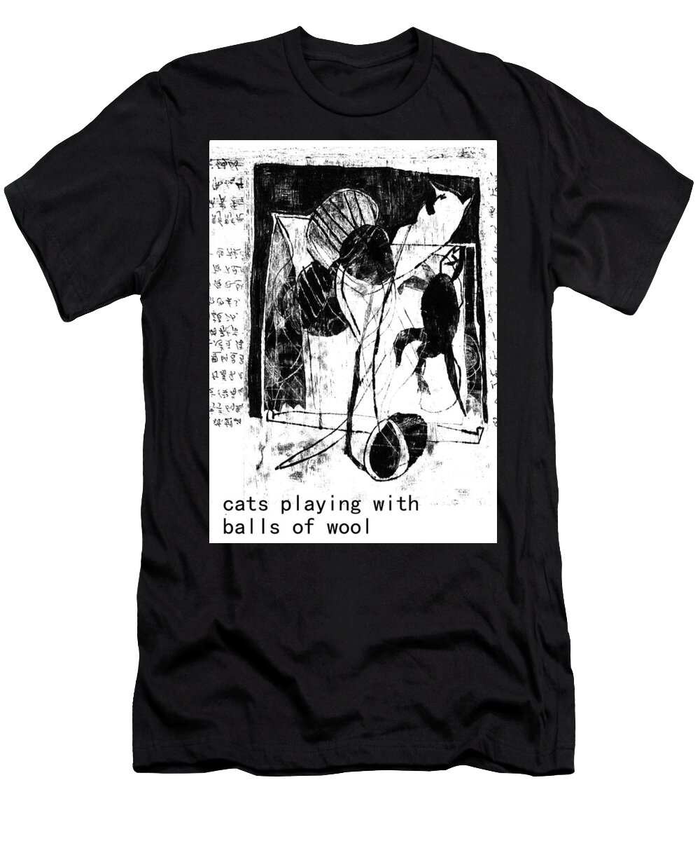 Black T-Shirt featuring the drawing Black Ivory Issue 1 page 9 by Edgeworth Johnstone