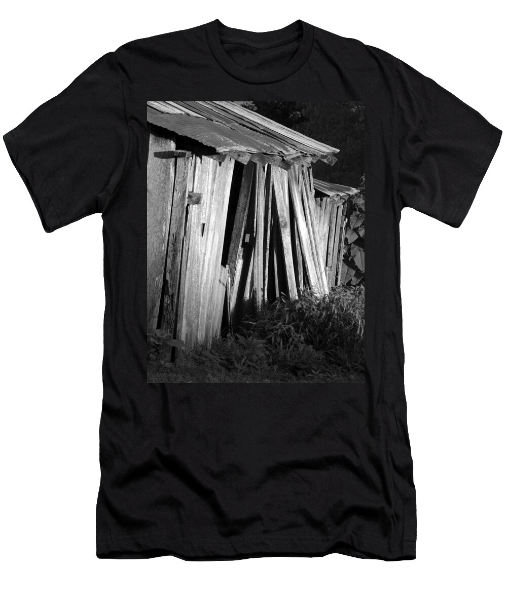 Ansel Adams T-Shirt featuring the photograph Blackburn-barn by Curtis J Neeley Jr