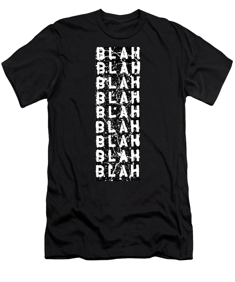 Blah Blah Blah T-Shirt featuring the painting Blah Blah Blah by Ducksy 