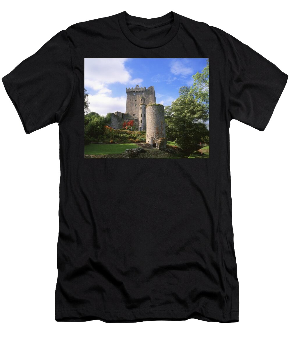 Background People T-Shirt featuring the photograph Blarney Castle, Co Cork, Ireland by The Irish Image Collection 