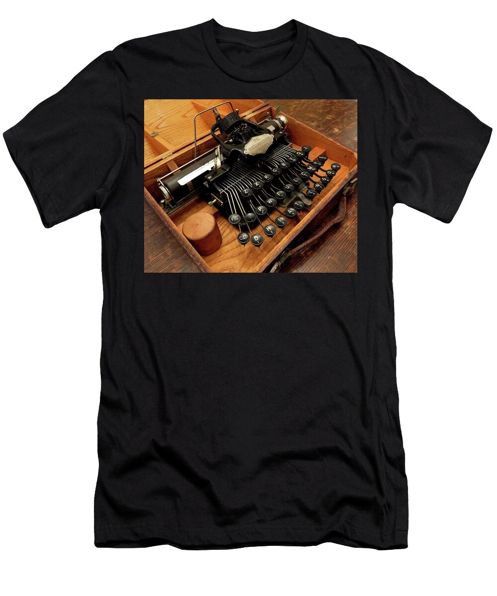 Typewriters T-Shirt featuring the photograph Blickensderfer No. 5 by Linda Stern