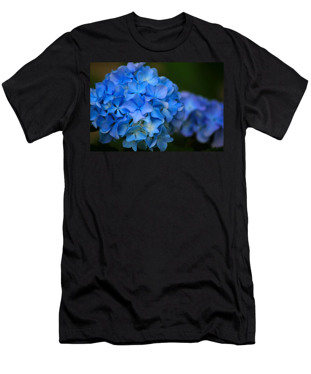 Blue T-Shirt featuring the photograph Blue Beauty by Karen Wagner