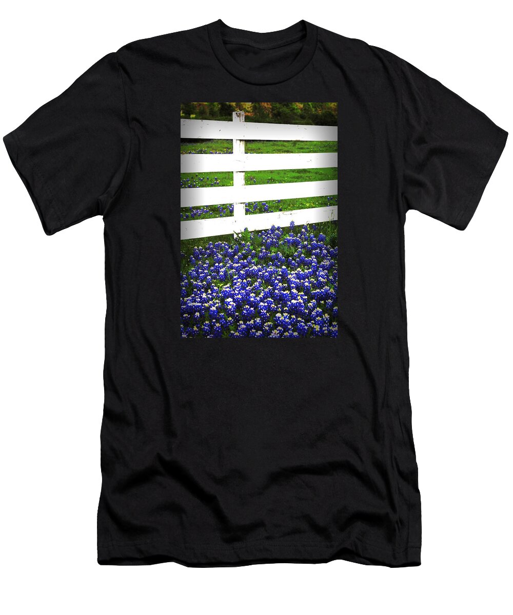 Bluebonnet T-Shirt featuring the photograph Bluebonnets Galore by Beth Wiseman