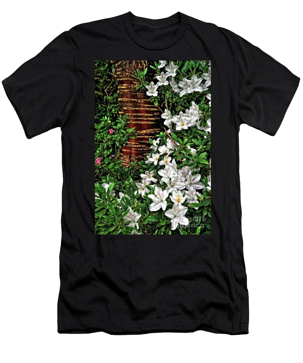 Botanical Garden T-Shirt featuring the photograph Botanic Garden Flowers by Martyn Arnold