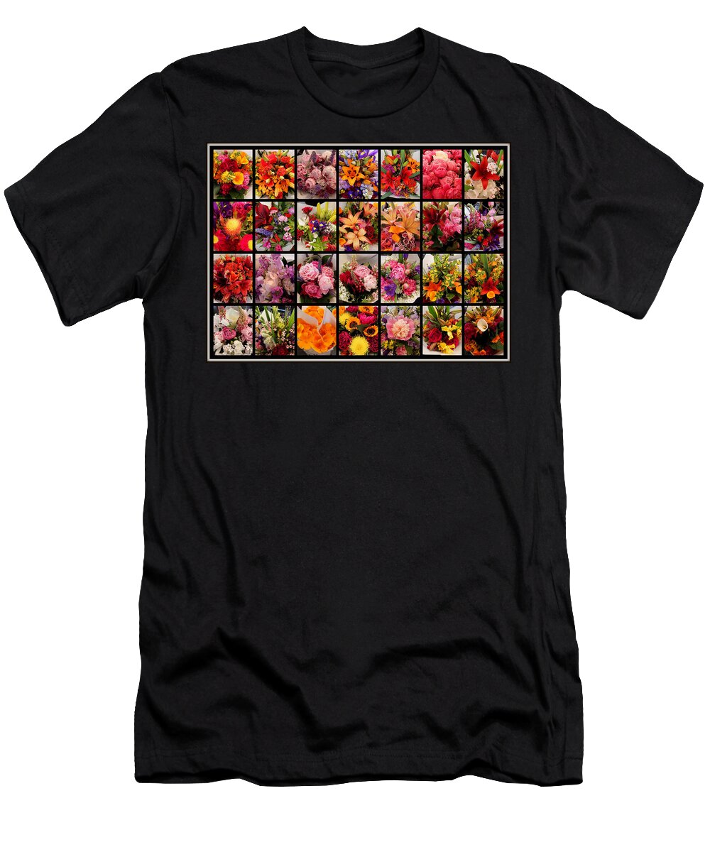 Flower T-Shirt featuring the photograph Bouquets by Farol Tomson