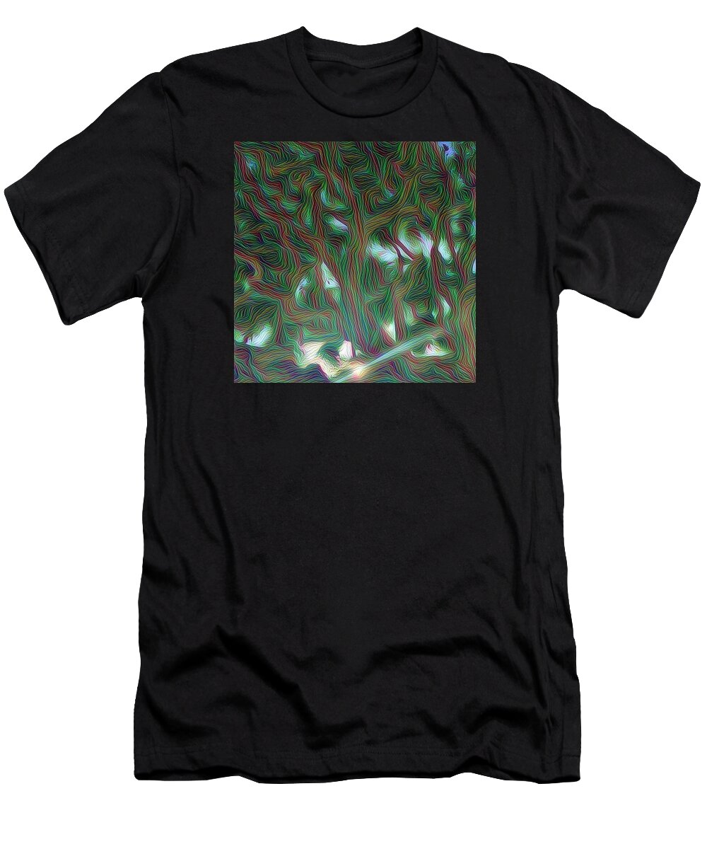 Abstract T-Shirt featuring the photograph Branches by Jenny Revitz Soper