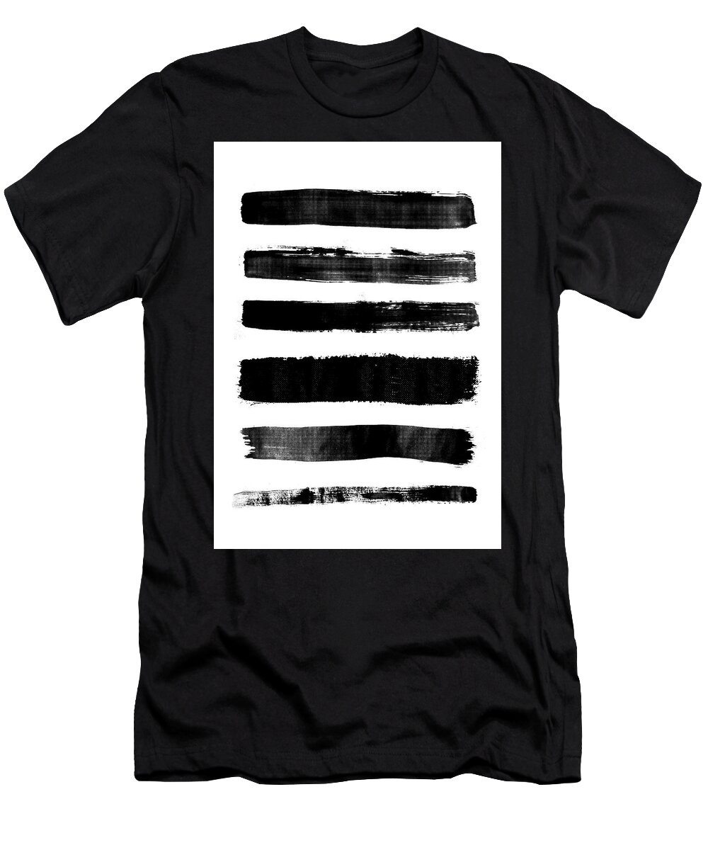 Abstract T-Shirt featuring the digital art Brushstrokes by Rafael Farias