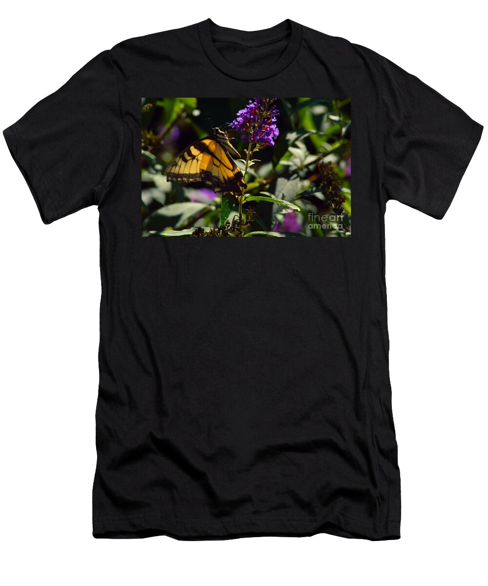 Butterfly T-Shirt featuring the photograph Butterfly Kisses by Robyn King