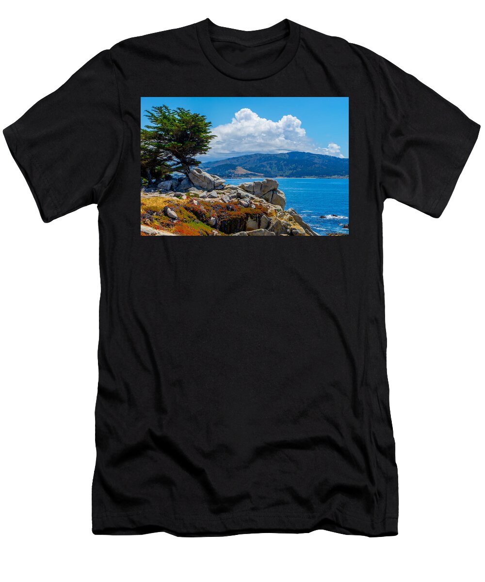 Monterey T-Shirt featuring the photograph By the Sea by Derek Dean
