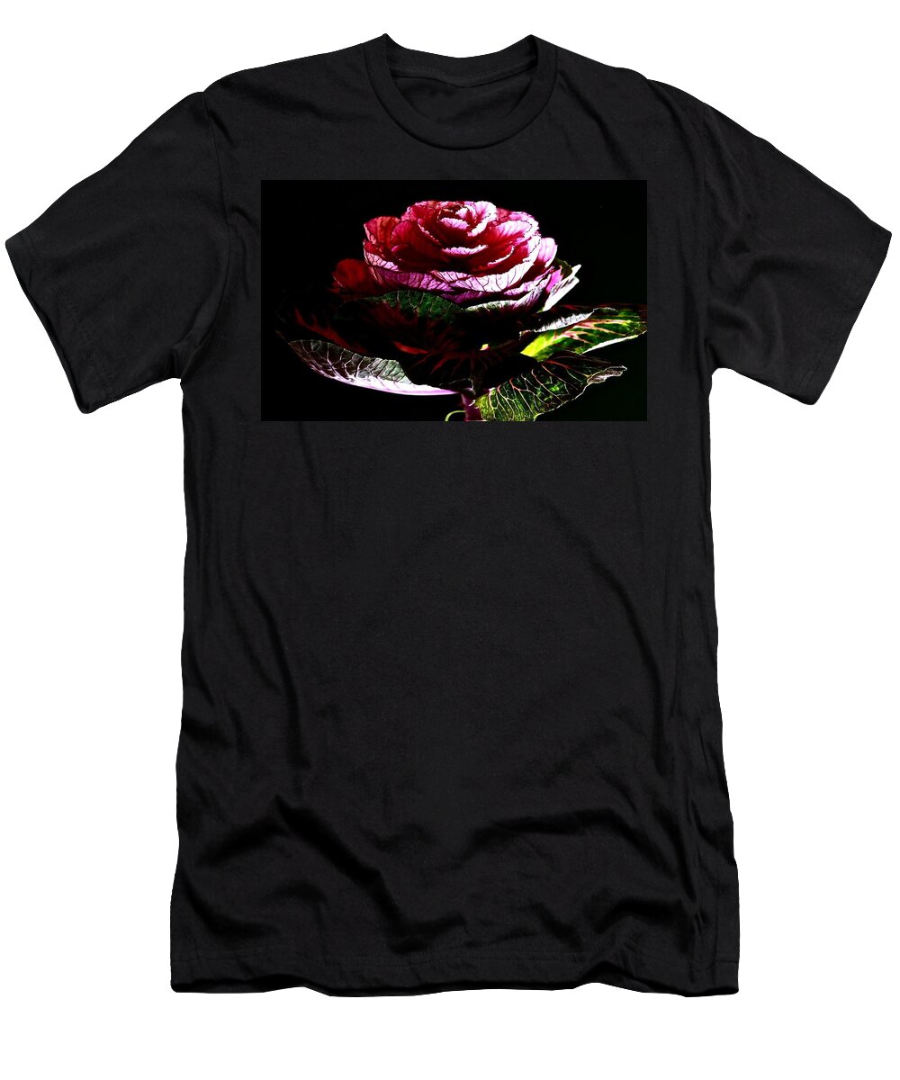 Cabbage T-Shirt featuring the digital art Cabbage by Maye Loeser