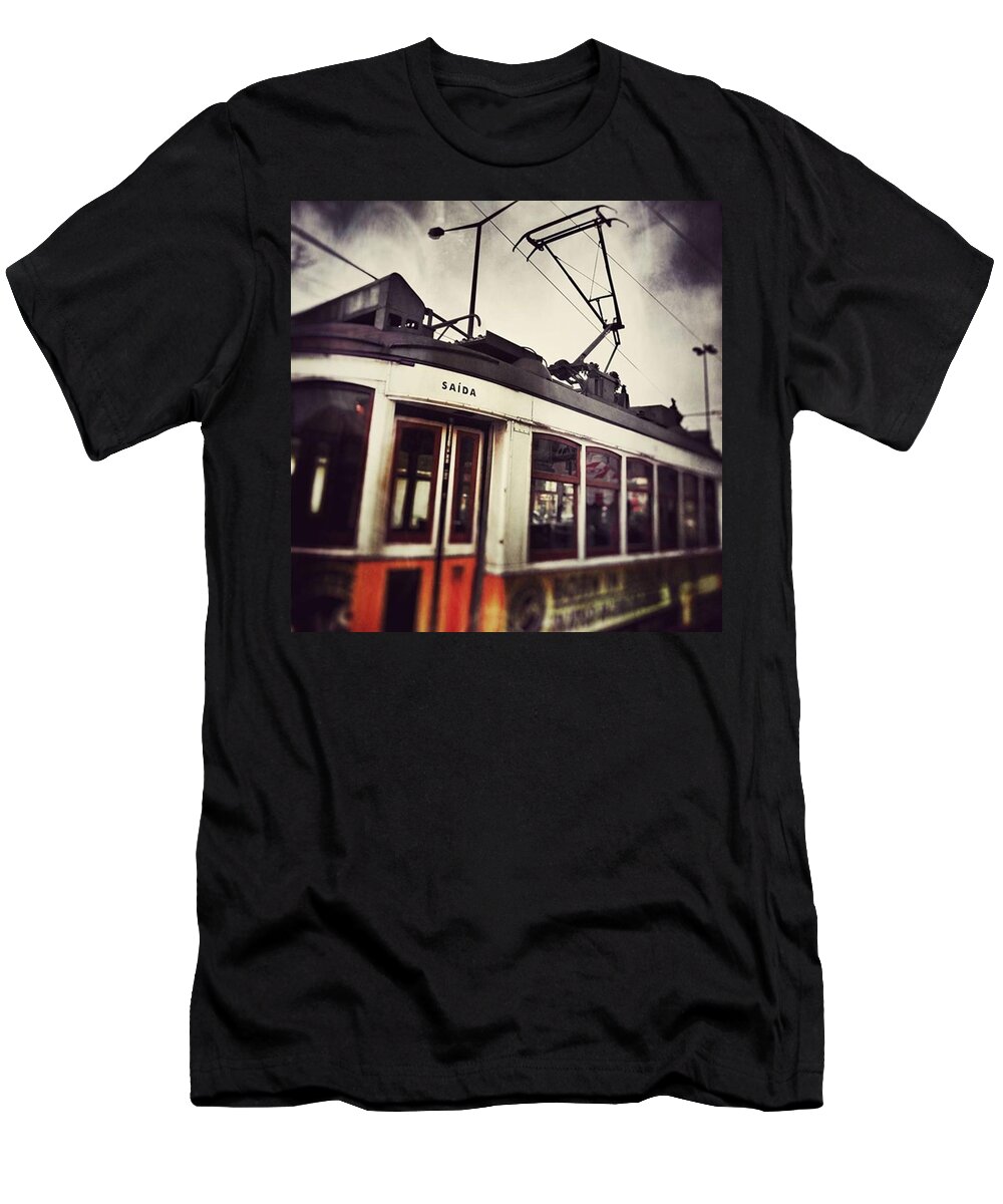Urban T-Shirt featuring the photograph Cais Do Sodre by Jorge Ferreira