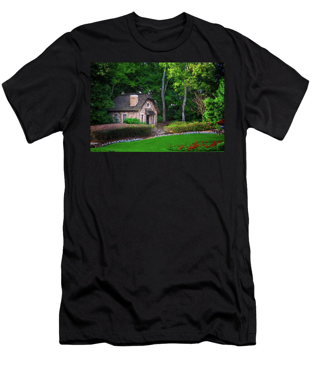 Wdw T-Shirt featuring the photograph Canada Pavilion at Epcot by Mark Andrew Thomas