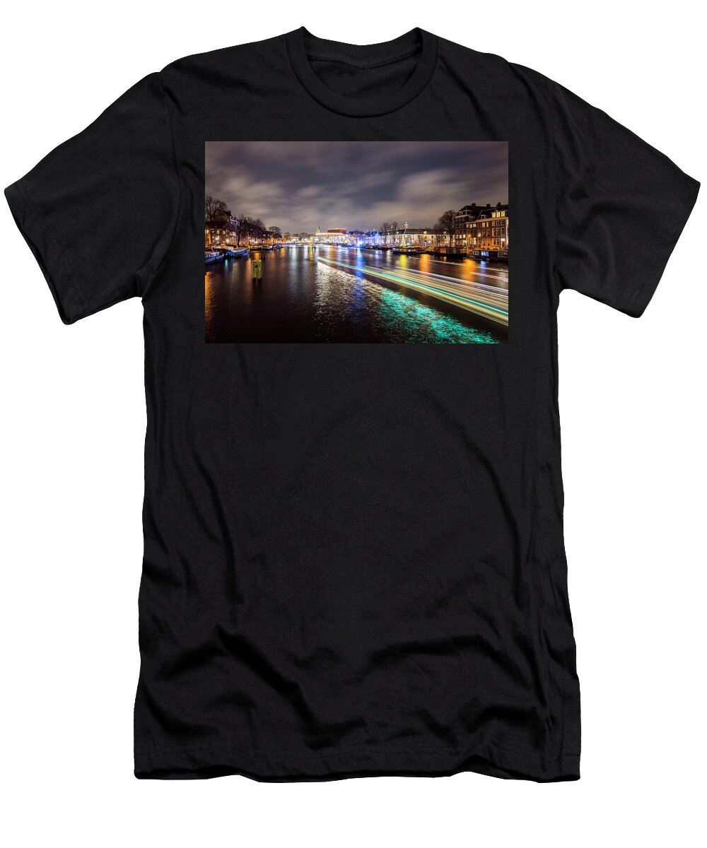 Travel T-Shirt featuring the photograph Canal Streaking IV by Matt Swinden