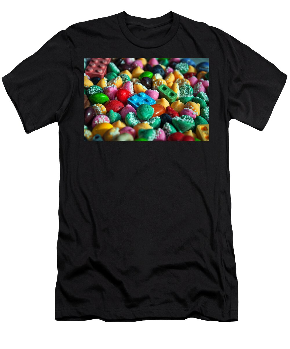 Candies T-Shirt featuring the photograph Candy Land 3 - Sweet Treats by Cathy Mahnke