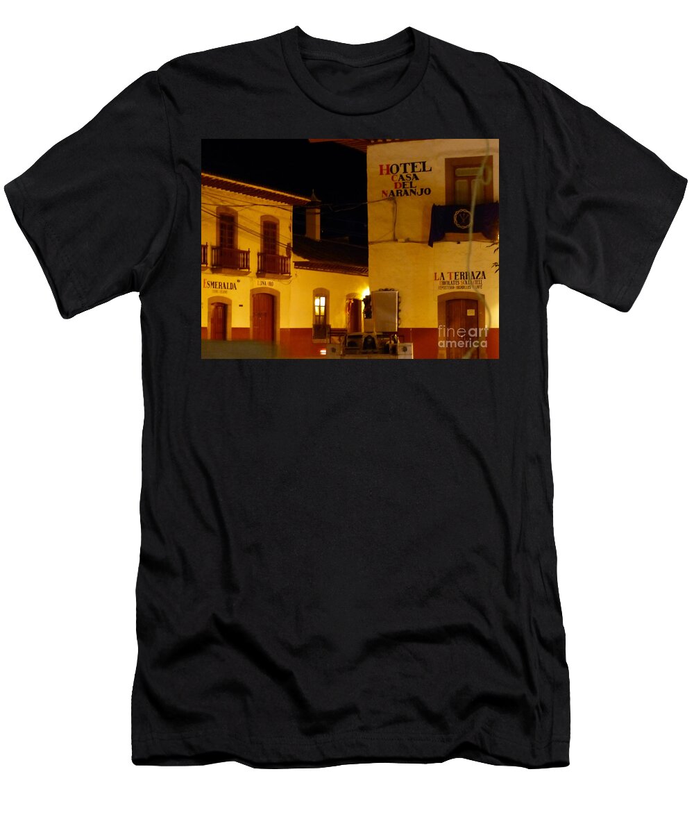 Stucco T-Shirt featuring the photograph Casa del Naranjo by Rosanne Licciardi