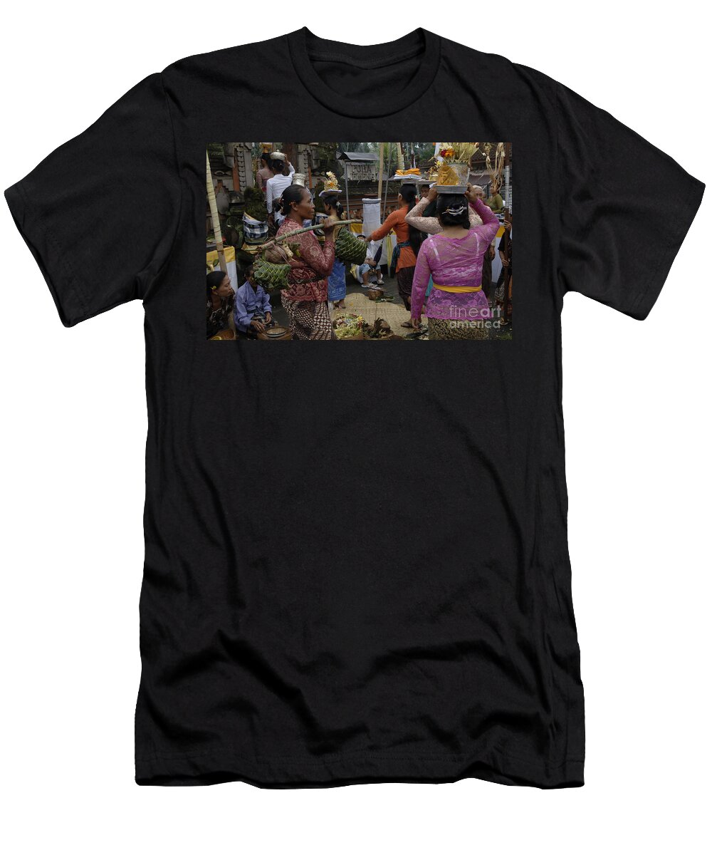 Celebration T-Shirt featuring the photograph Celebration Bali Indonesia 2 by Bob Christopher