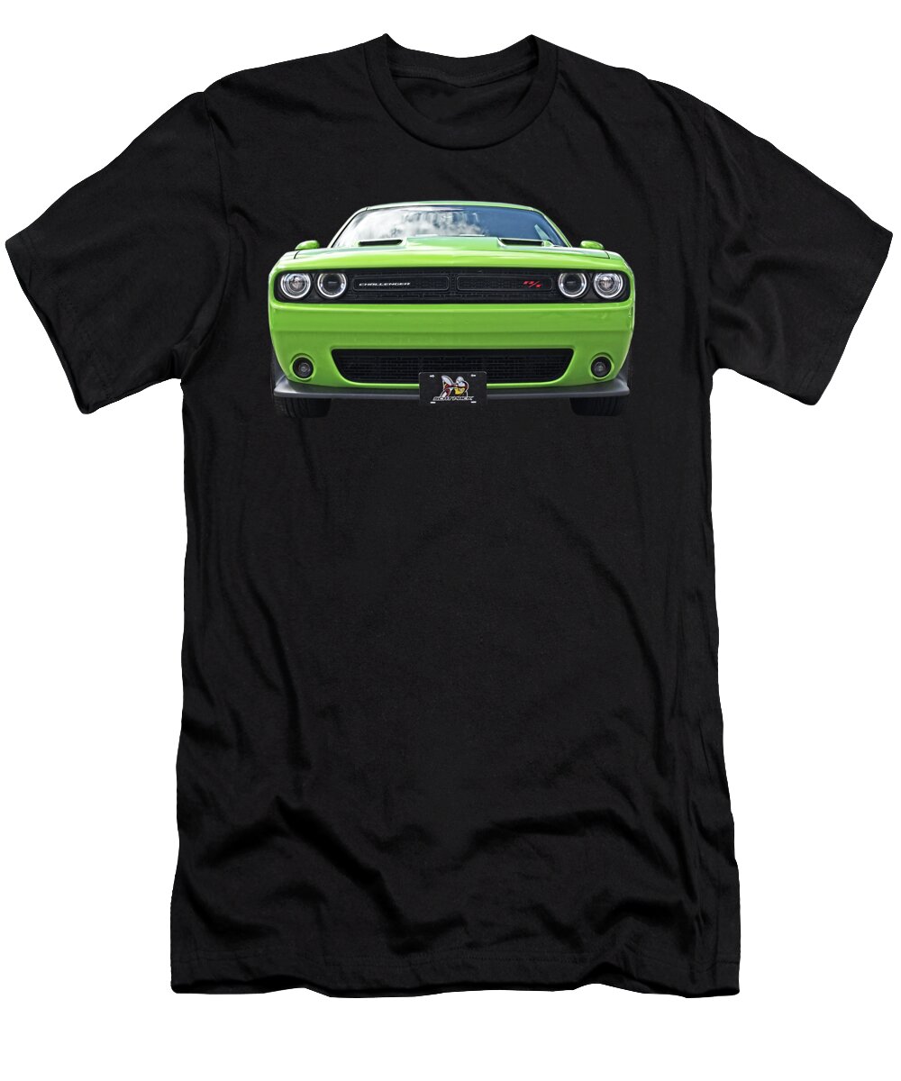 Dodge T-Shirt featuring the photograph Challenger Scat Pack by Gill Billington