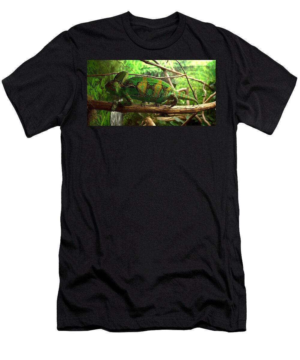 James Smullins T-Shirt featuring the photograph Chameleon by James Smullins