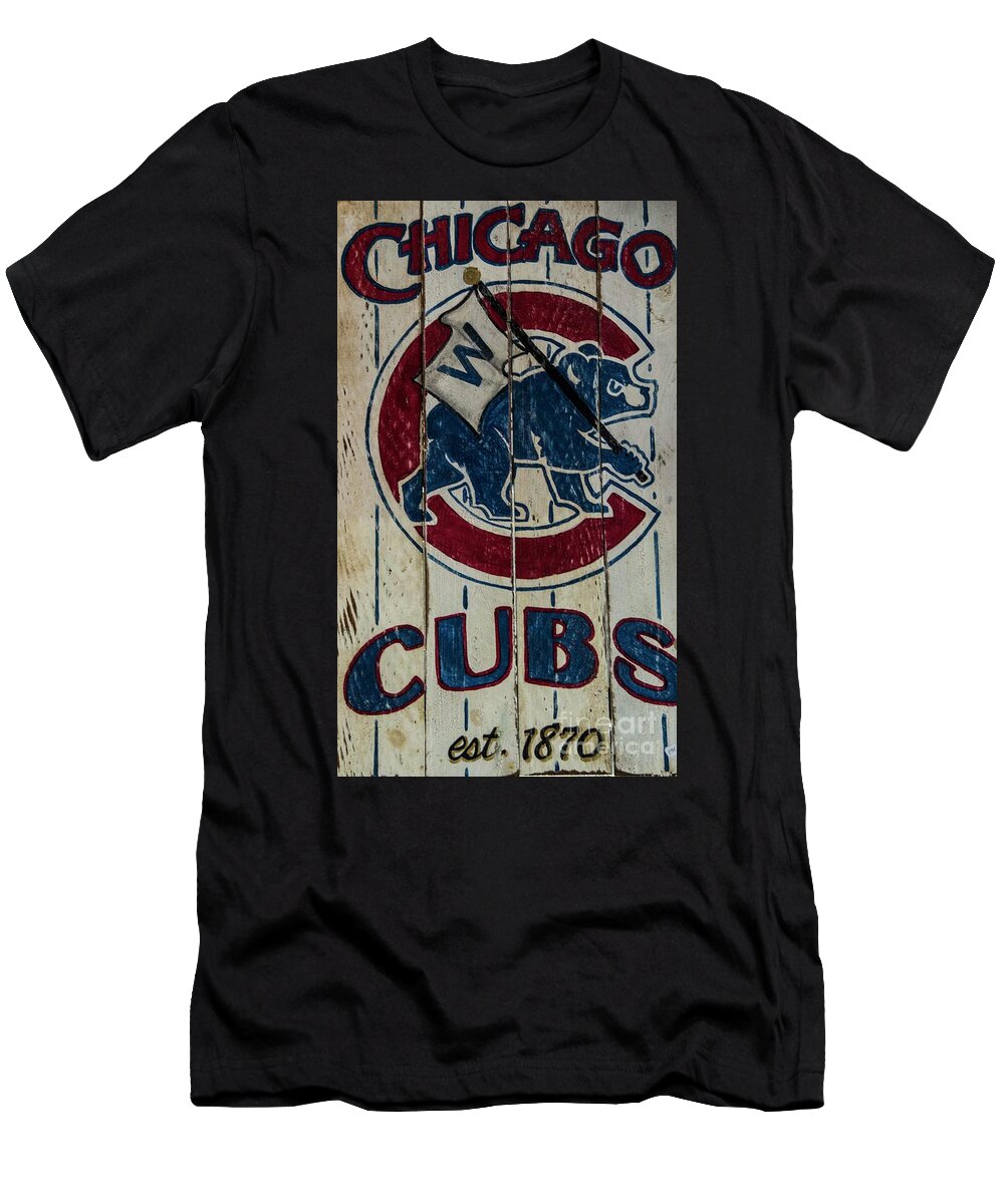 Chicago T-Shirt featuring the photograph Chicago Cubers by David Bearden