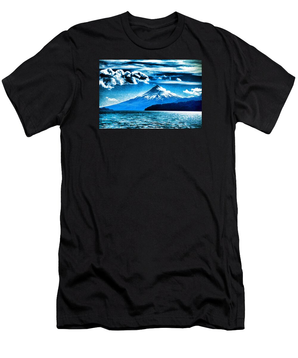 Orsono T-Shirt featuring the photograph Chilean Volcano by Dennis Cox