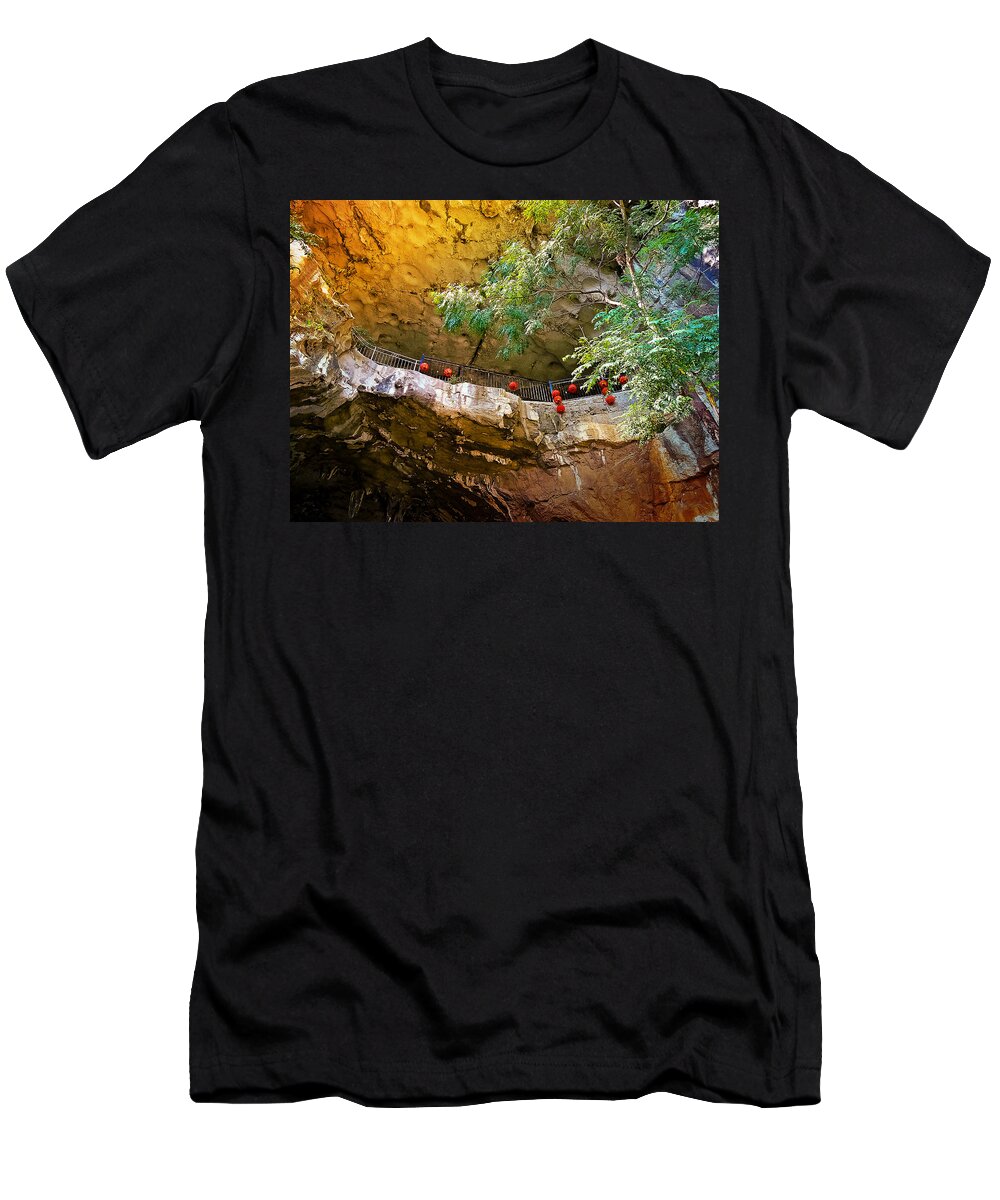 China T-Shirt featuring the photograph China Guilin landscape scenery photography-20 by Artto Pan