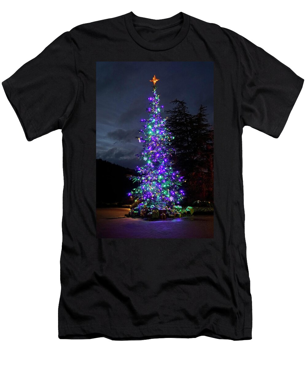 Christmas T-Shirt featuring the photograph Christmas Tree - 365 - 295 by Inge Riis McDonald