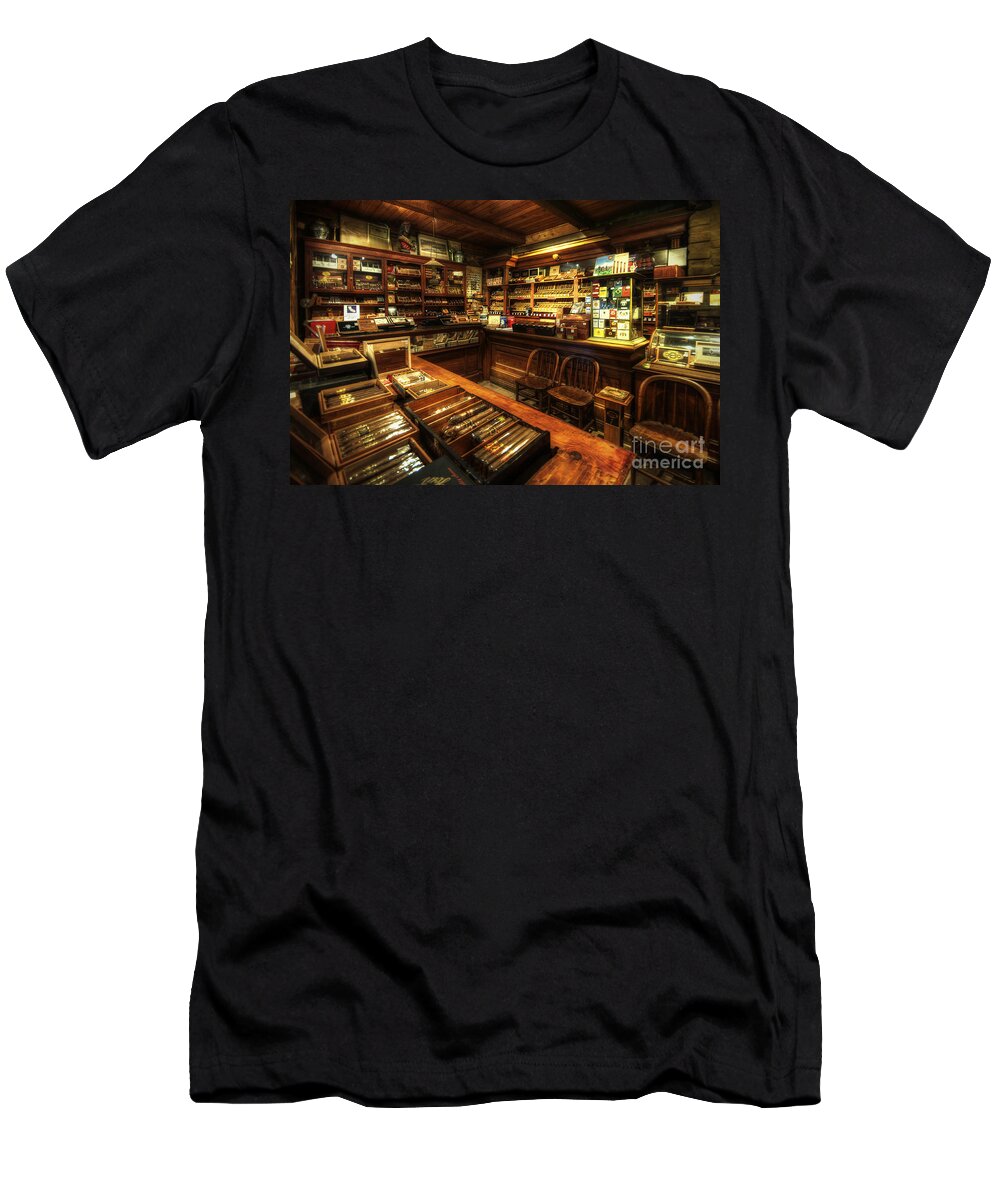 Art T-Shirt featuring the photograph Cigar Shop by Yhun Suarez