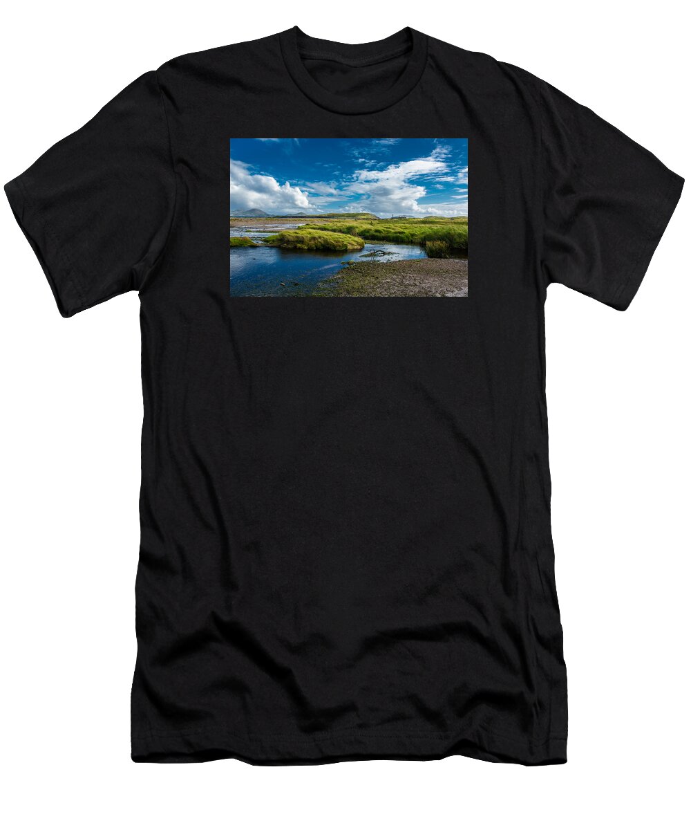 Ireland T-Shirt featuring the photograph Coastal Landscape in Ireland by Andreas Berthold