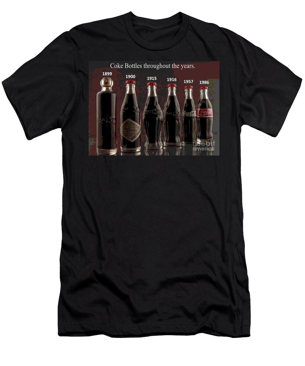 Coke T-Shirt featuring the photograph Coke Through Time by George Pedro