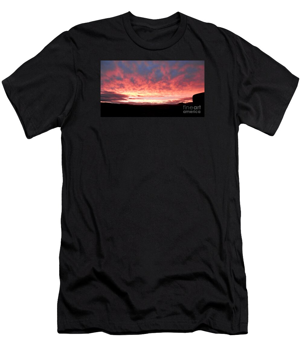 Sunset T-Shirt featuring the photograph Color rush by Barbara Leigh Art