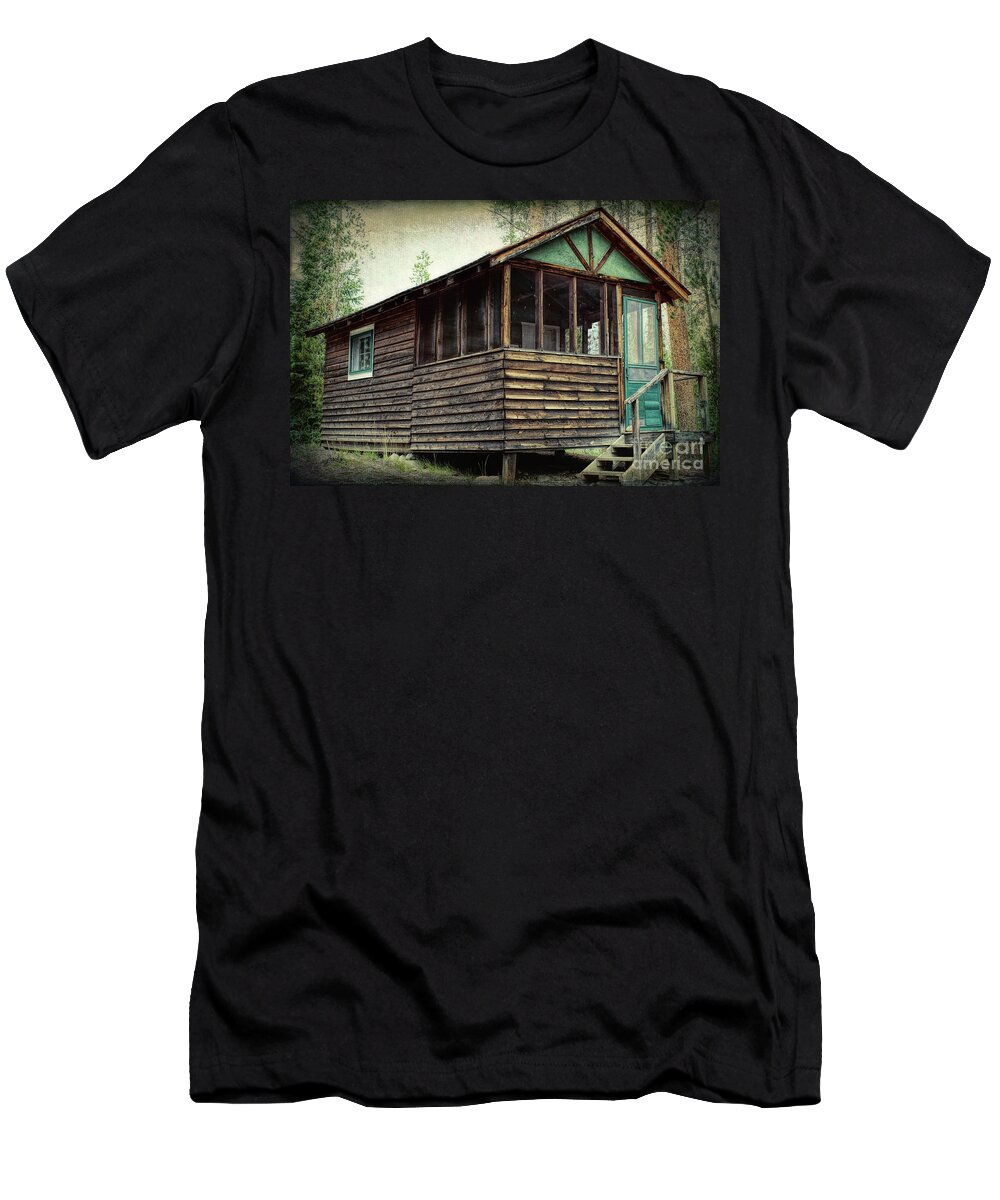 Fish T-Shirt featuring the photograph Colorado Fishing Cabin by Lynn Sprowl