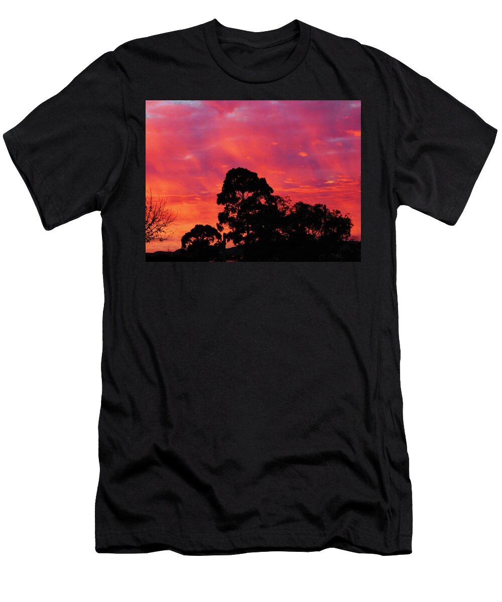 Sunrise T-Shirt featuring the photograph Cool Sunrise by Mark Blauhoefer