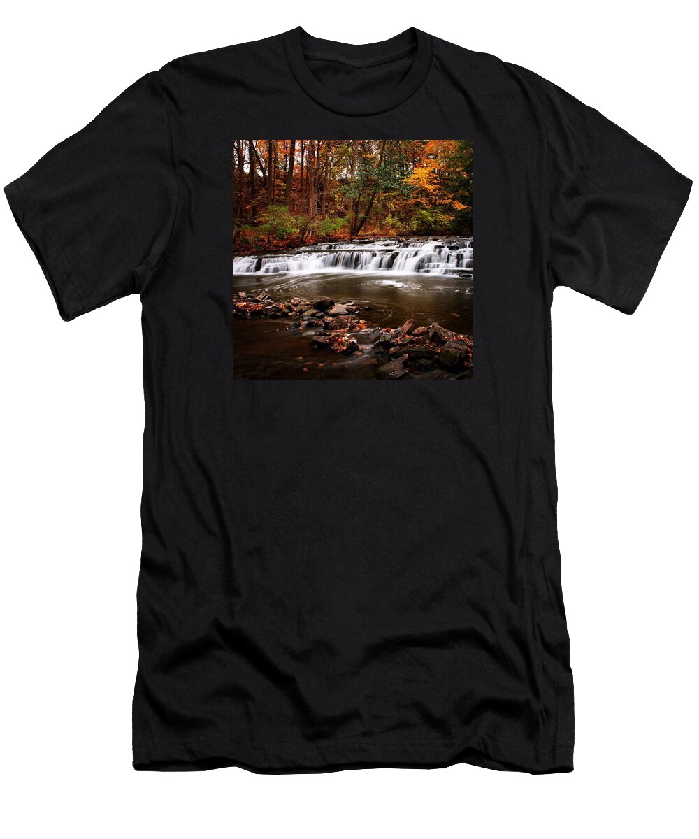 Water T-Shirt featuring the photograph Corbett Swirl by Justin Connor