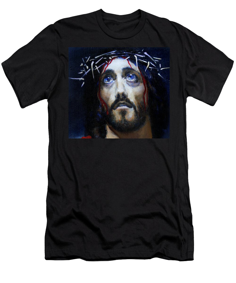 Altar T-Shirt featuring the painting Coronation d by Valeriy Mavlo