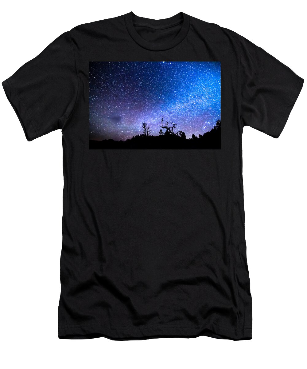 Sky T-Shirt featuring the photograph Cosmic Kind Of Night by James BO Insogna