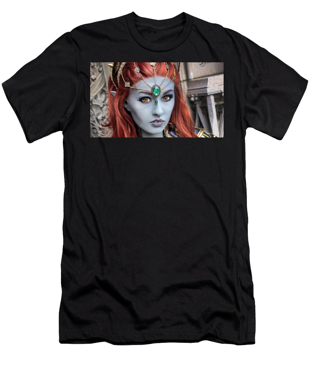 Cosplay T-Shirt featuring the digital art Cosplay by Maye Loeser