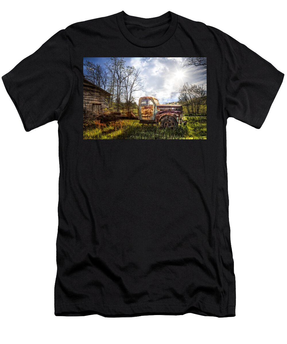 1940s T-Shirt featuring the photograph Country Afternoon by Debra and Dave Vanderlaan
