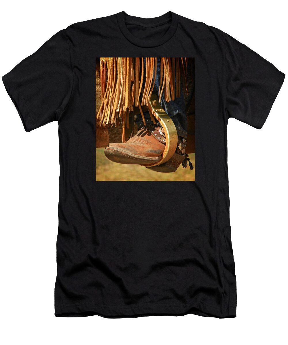 Boots T-Shirt featuring the photograph Cowboy Boots by Scott Read