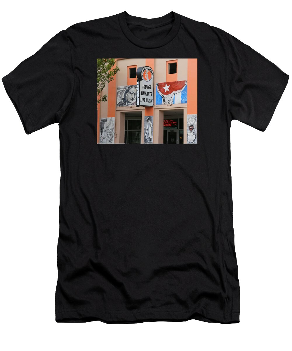 Calle T-Shirt featuring the photograph Cubacho Lounge by Dart Humeston